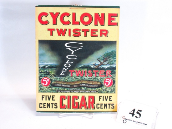 Cyclone Twister Cardboard Hanging Sign