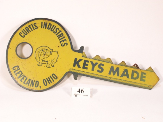 Curtis Industries Hanging Key Steel Sign