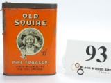 Old Squire Pipe Tobacco Pocket Tin