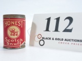 Honest Scotch Snuff Tin