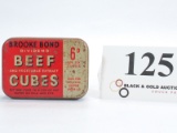 Brooke Bond Beef Cubes Lithograph Tin