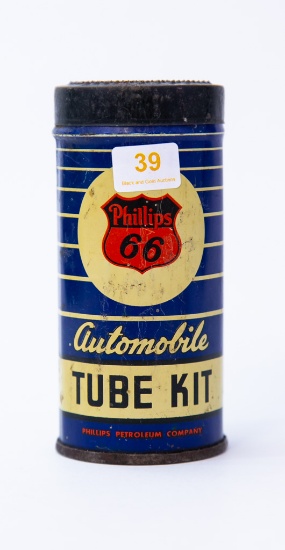 Phillips 66 automobile tube kit tin
