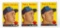 1958 Topps #88 Duke Snider (HOF) -- 3-card lot