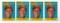 1958 Topps#484 Frank Robinson All-Star cards (4)