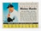 1961 Post Cereal #4b Mickey Mantle (HOF)