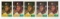 1961 Topps #211 Bob Gibson (HOF)--lot of 5 cards