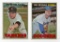 1967 Topps #55 Don Drysdale, #5 Whitey Ford