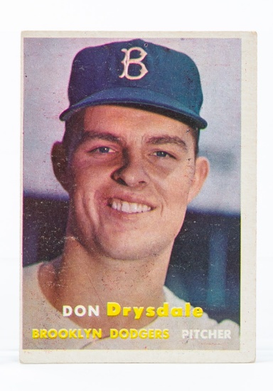 1957 Topps #18 Don Drysdale (HOF) Rookie Card (RC)