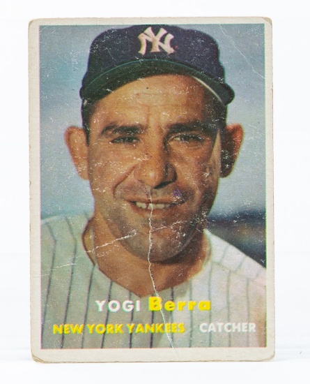 1957 Topps #2 Yogi Berra (HOF) New York Yankees