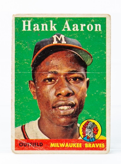1958 Topps #30 Hank Aaron (HOF)
