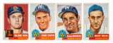 1953 Topps (4 card lot)