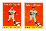 1958 Topps #343 Orlando Cepada (HOF) Rookie (2)