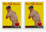 1958 Topps #375 Pee Wee Reese (HOF) Dodgers (2)