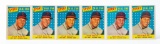 1958 Topps #476 Stan Musial All-Star card-lot of 6