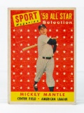1958 Topps #487 Mickey Mantle All-Star card