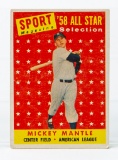 1958 Topps #487 Mickey Mantle All-Star card