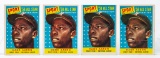 1958 Topps #488 Hank Aaron All-Star (4), issues
