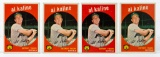 1959 Topps #360 Al Kaline (HOF)--lot of 4