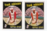 1959 Topps #435 Frank Robinson (HOF) (2), okay