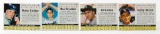 1961 Post Cereal Hall of Famers lot--4 cards