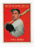 1961 Topps #472 Yogi Berra MVP (HOF)