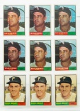 1961 Topps #1 Dick Groat (3), #65 Ted Kluszewski 6