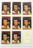 1961 Topps #89 Billy Martin sheet--lot of 8 cards