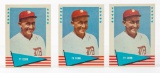 1961 Fleer Baseball Greats #14 Ty Cobb--lot of 3