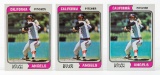 1974 Topps #20 Nolan Ryan (HOF)--lot of 3