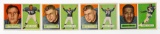 1957 Topps Hall of Famer lot--group of 4 cards