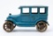 Blue cast iron coupe, vintage