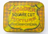 Golden Square Cut Mixture tobacco tin