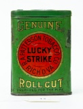 Lucky Strike Roll Cut pocket tobacco tin