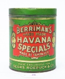 Berriman's Cylindrical Cigar tin