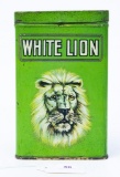 White Lion square top cigar tin