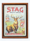 Framed Stage Smoking Tobacco Ad