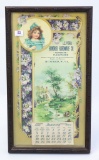 1902Hundred Hardware framed calendar