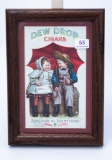 Dew Drop Cigars framed ad