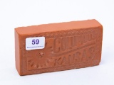 Salesman's sample brick, Columbus, Kansas