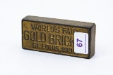 Iron St. Louis 1904 World's Fair brick