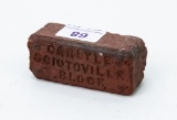Salesman's sample Carlyle brick