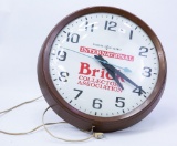 Wall clock--Int'l Brick Collectors Assn.