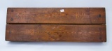 Antique wooden cigar mold