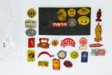 Lot: Approx 25 vintage tobacco tags