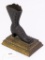 Cast iron ladies high top matchholder