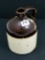 Miniature two-tone stoneware jug