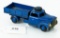 Vilmer blue painted metal toy truck