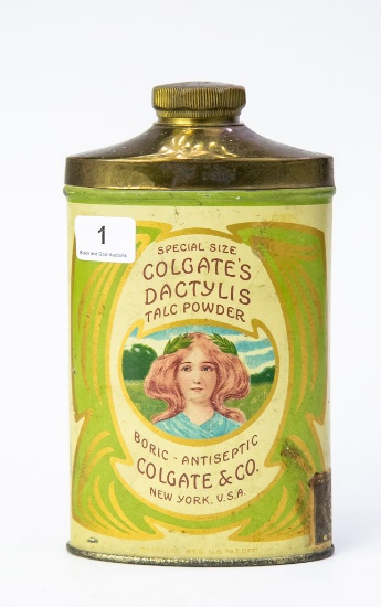 Colgate's Dactylis Talc Powder tin