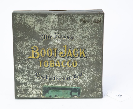 Boot Jack tobacco flat tin