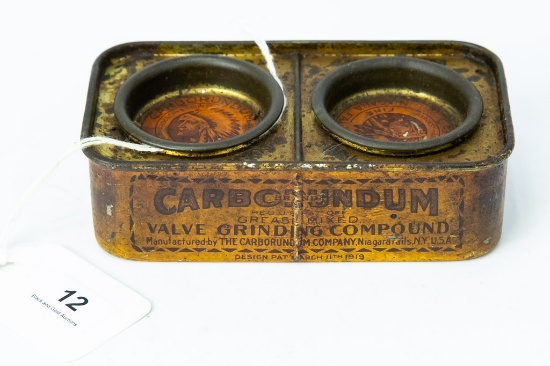 Carborundum Valve Grinding Compound tin